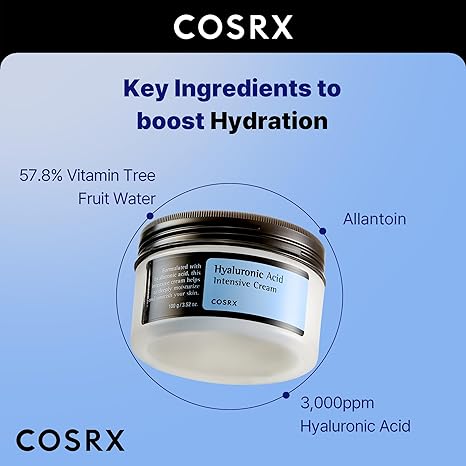 کرم مرطوب‌کننده و نرم‌کننده عمیق  COSRX Hyaluronic Acid Intensive (100 میل)  کد 2238