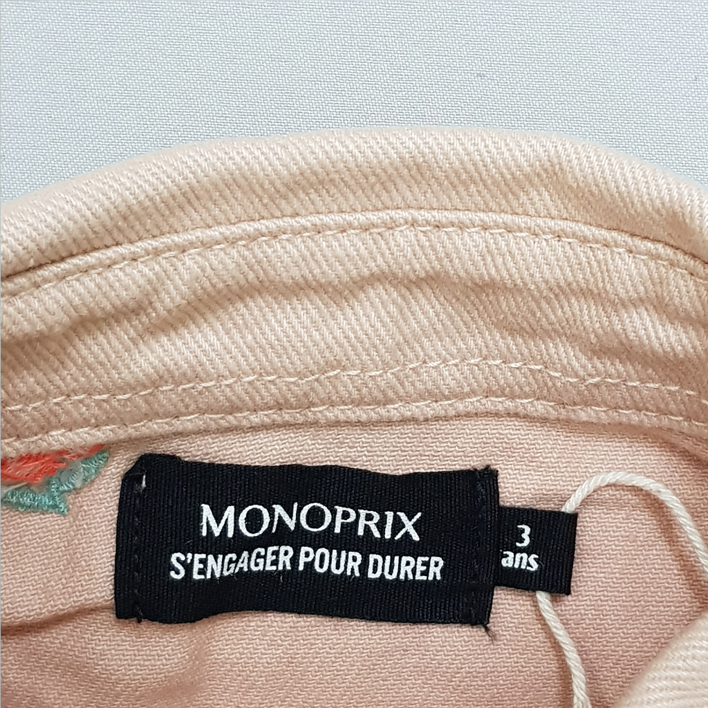کت جینز دخترانه 28720 سایز 3 تا 8 سال مارک MONO PRIX   *