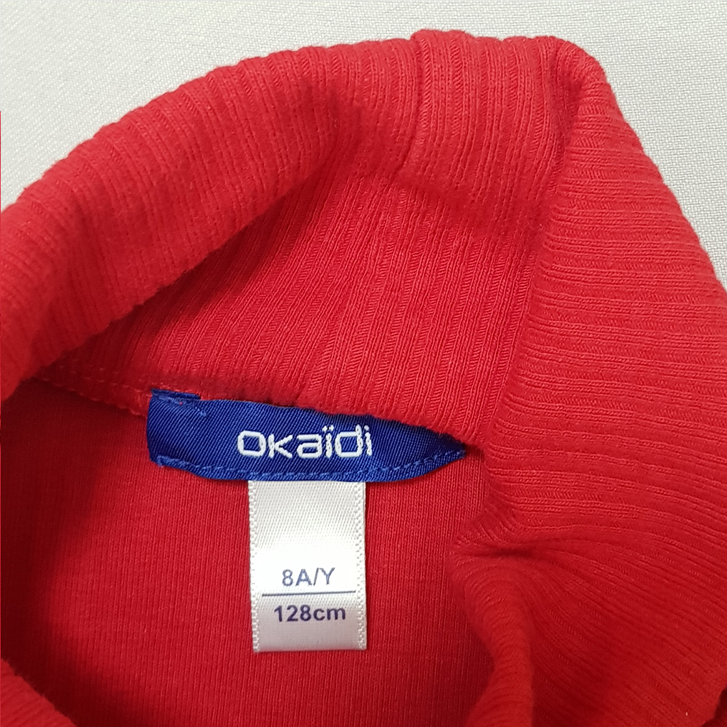 بلوز یقه اسکی دخترانه 28776 سایز 3 تا 14 سال مارک OKAIDI