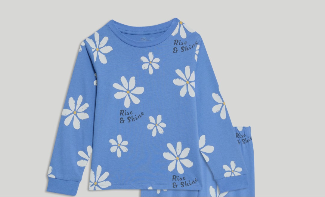 بلوز دخترانه 28744 سایز 2 تا 8 سال کد 3 مارک M&S
