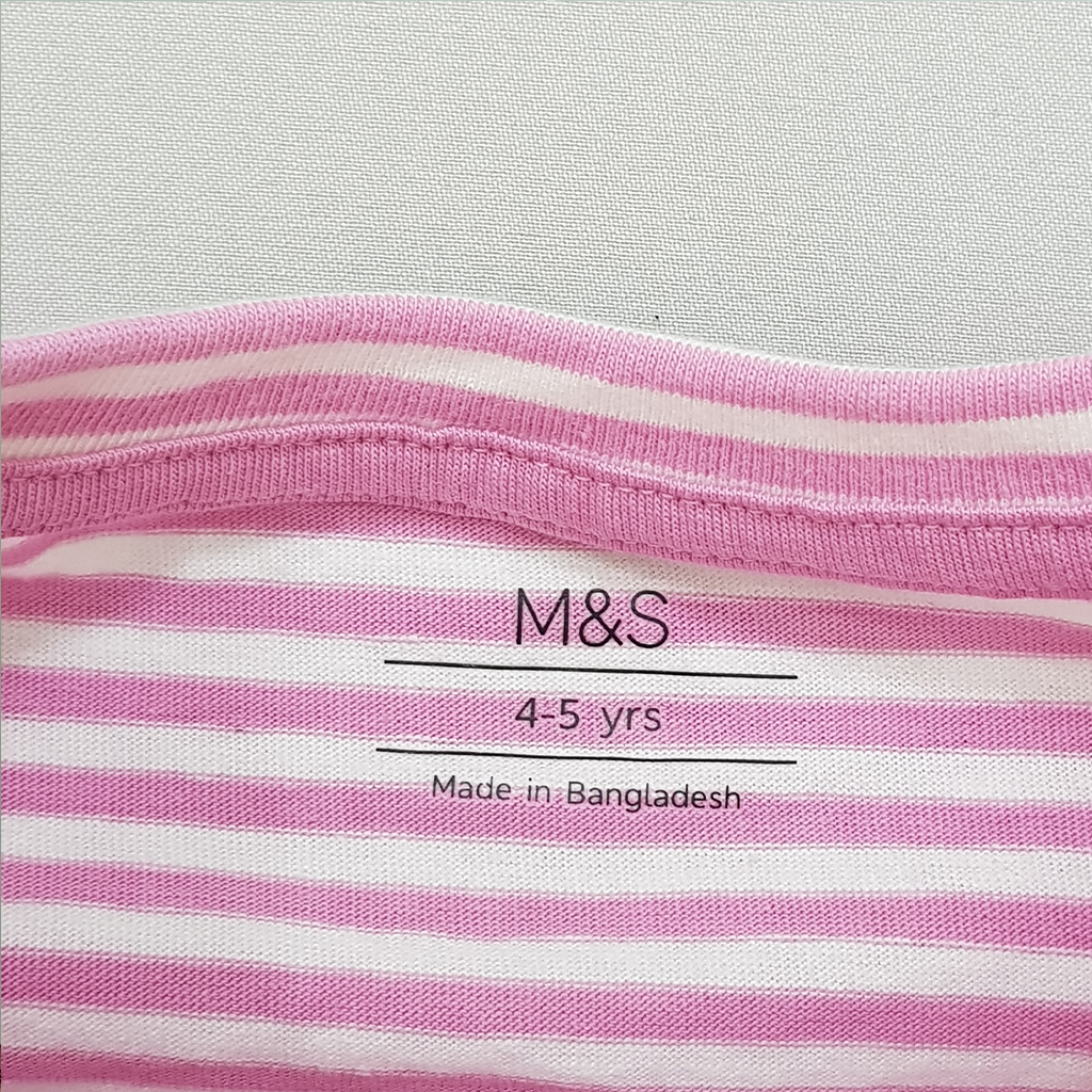 بلوز دخترانه 28762 سایز 1 تا 7 سال کد 3 مارک M&S