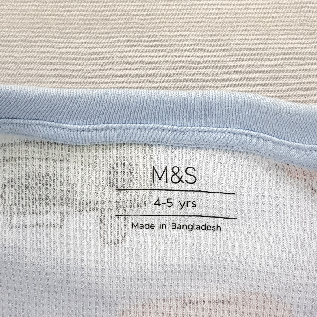 بلوز پسرانه 28751 سایز 1.5 تا 6 سال کد 3 مارک M&S