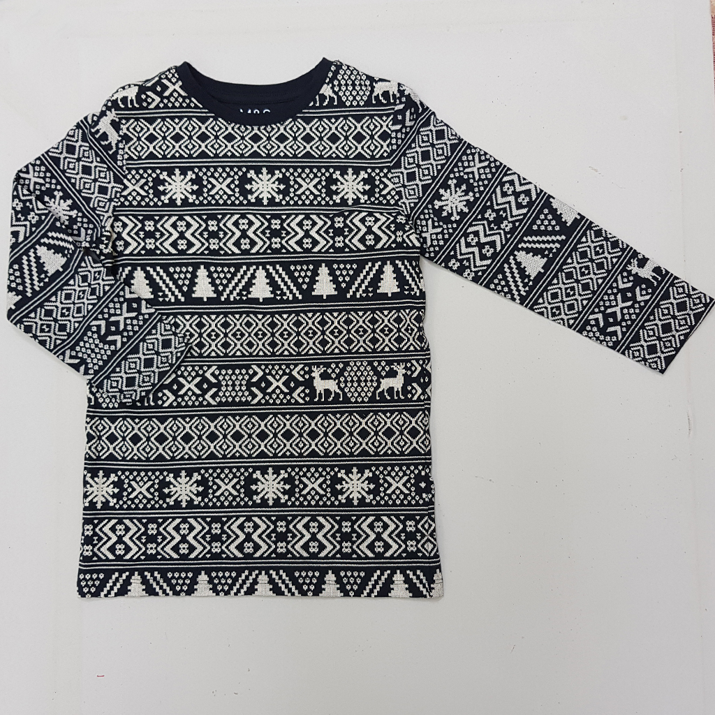 بلوز پسرانه 28777 سایز 7 تا 14 سال مارک M&S