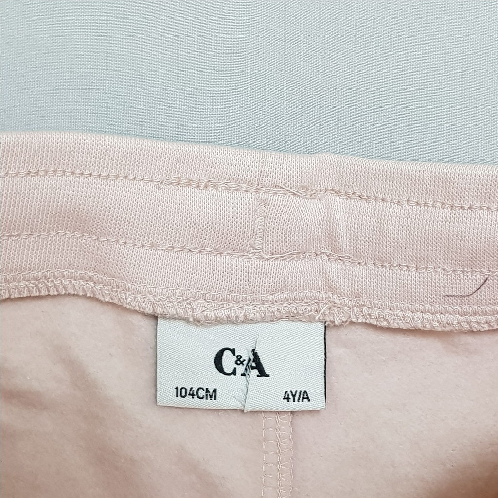 شلوار توپنبه ای دخترانه 28822 سایز 4 تا 9 سال مارک c&a