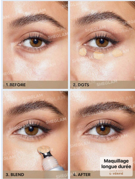 کانسیلر سر فلزی شیگلم|Sheglam Bright Eyes Cooling Concealer کد 2589