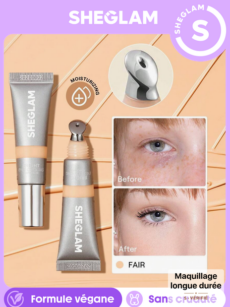 کانسیلر سر فلزی شیگلم|Sheglam Bright Eyes Cooling Concealer کد 2589