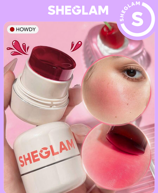رژ گونه و لب ژله ای شیگلم کد 2593