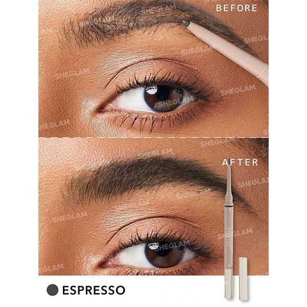 مداد ابرو دو سر شیگلم SHEGLAM Brows On Demand 2-In-1 Brow Pencil کد 2734