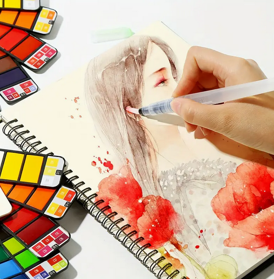 آبرنگ جامد 18 رنگ کد 2616