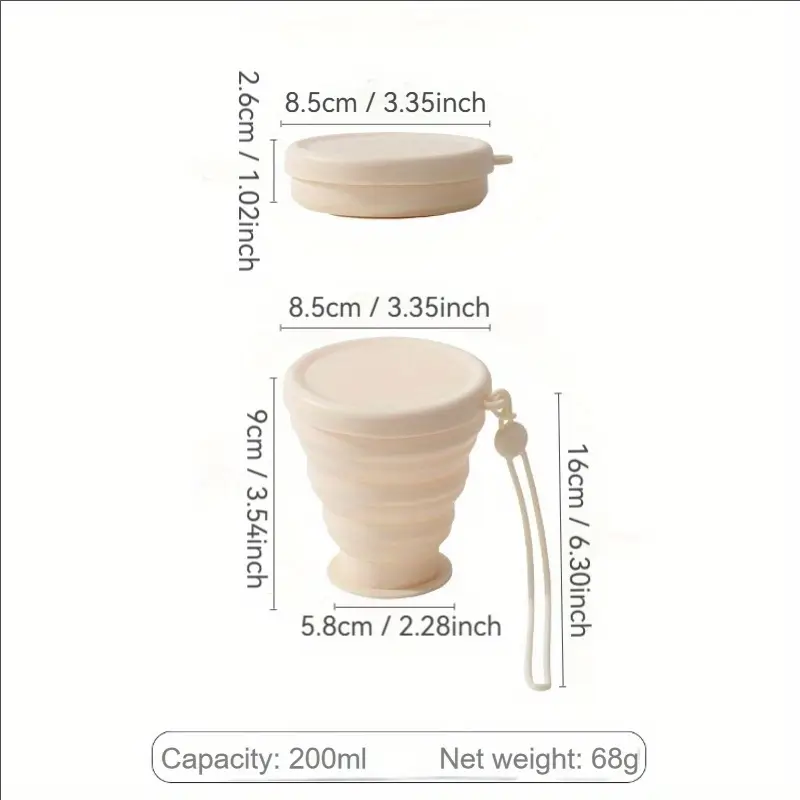 لیوان تاشو سیلیکونی 2758