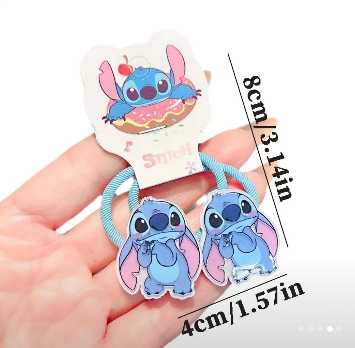 بسته 10 عددی کش مو طرح استیچ (stitch) کد 2520