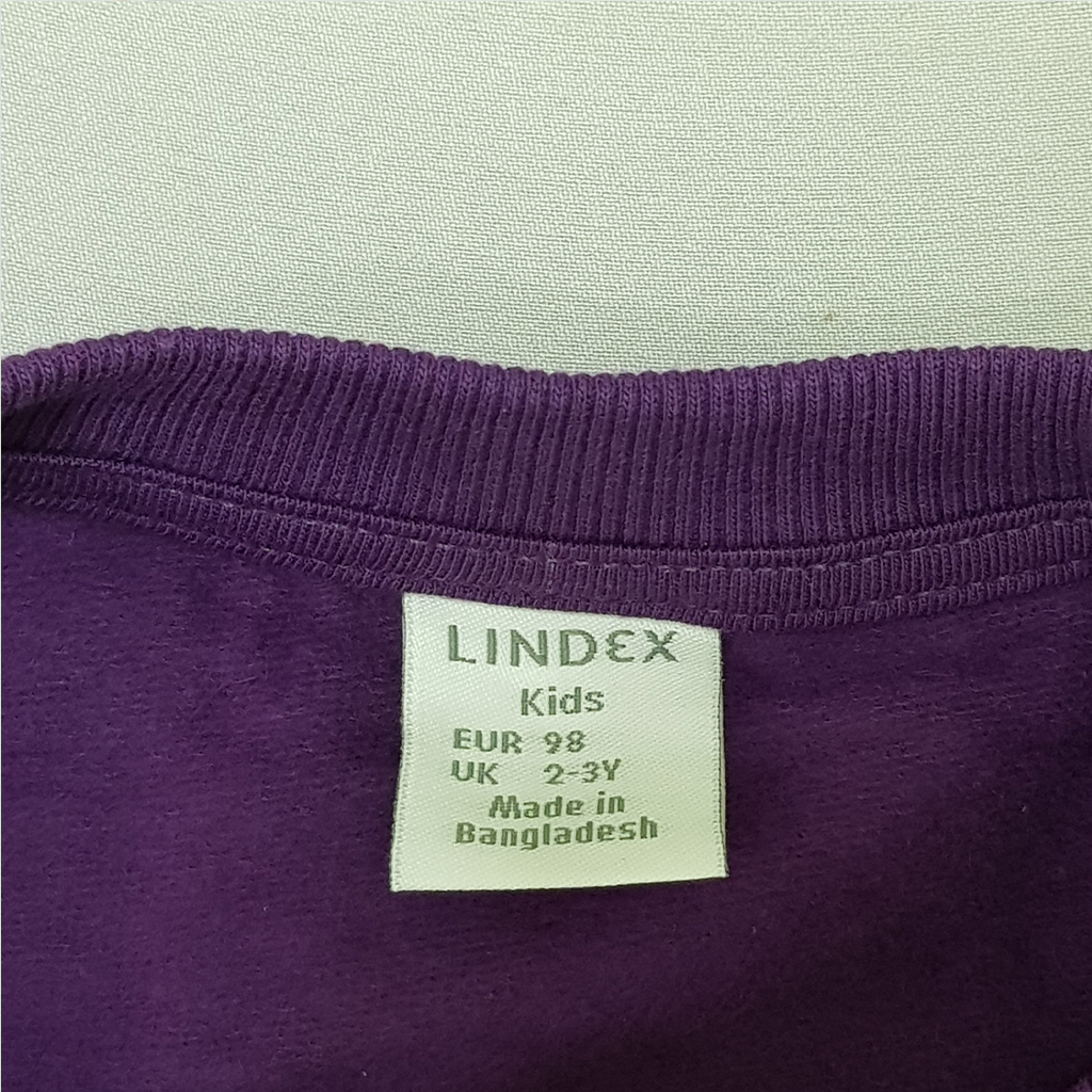 ست پلیور شلوار توپنبه ای دخترانه 28799 سایز 1.5 تا 8 سال مارک LINDEX