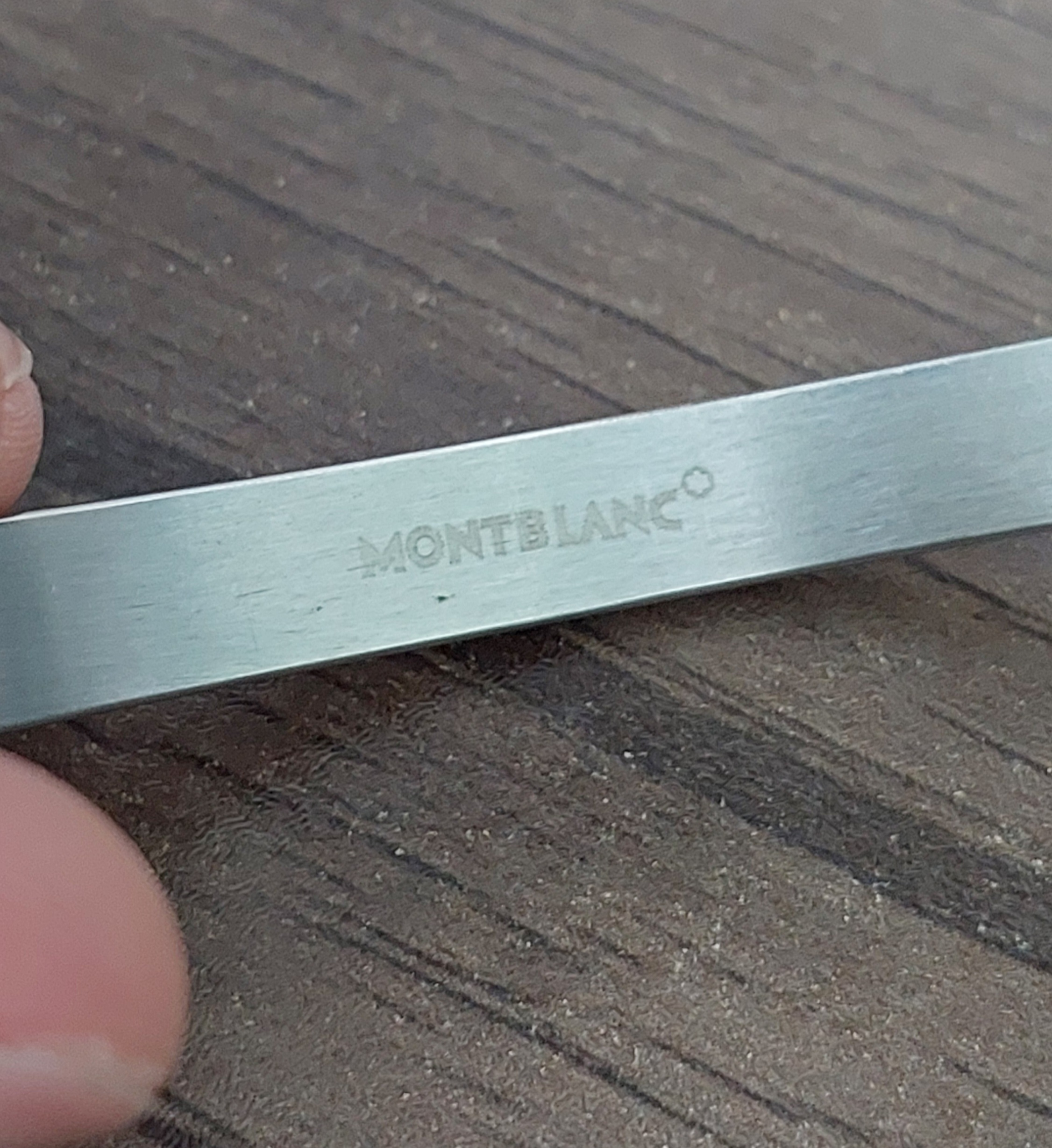 بنگل استیل مدل MontBlanc کد 1018