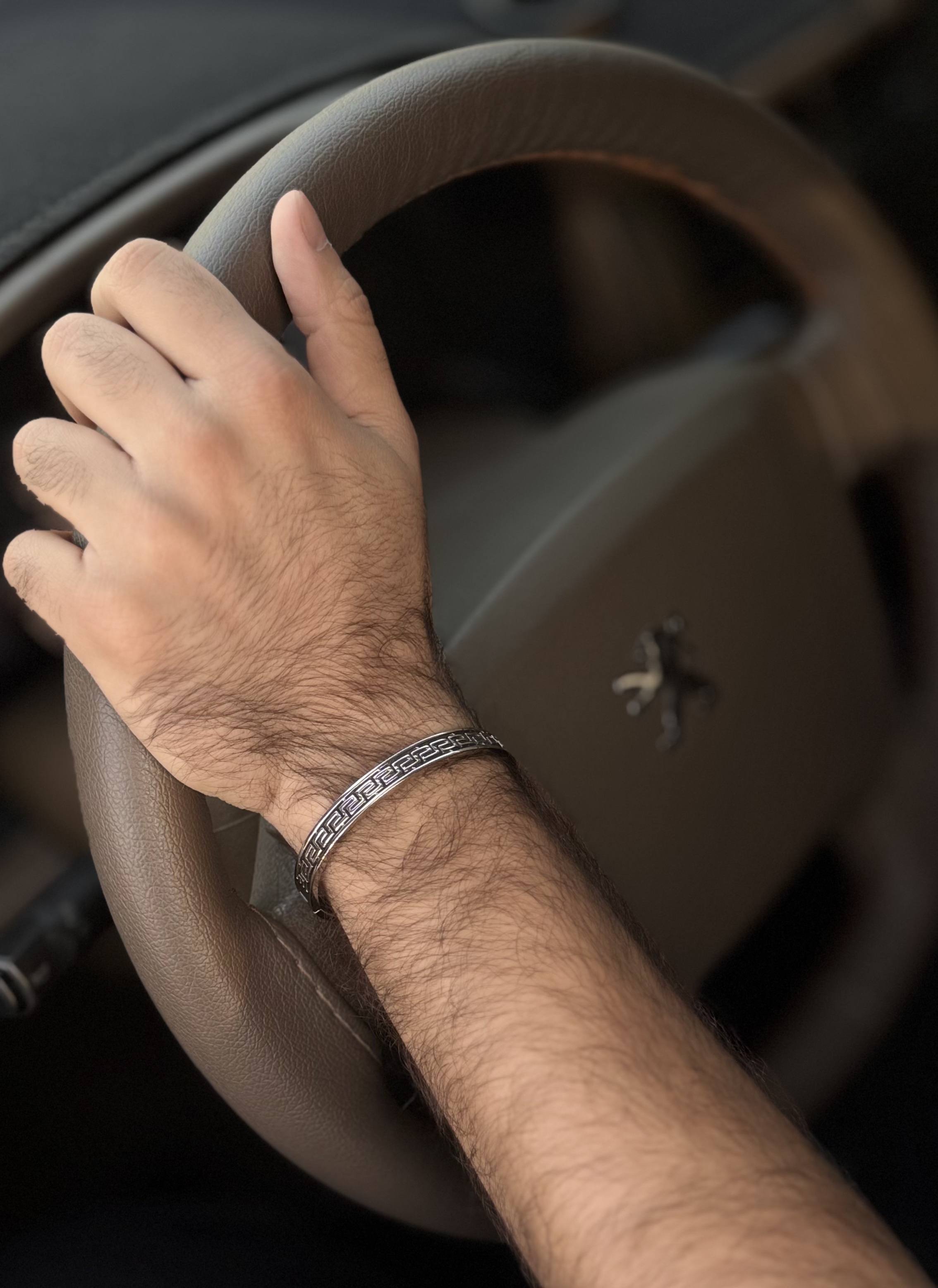 بنگل استیل مدل MontBlanc کد 1018
