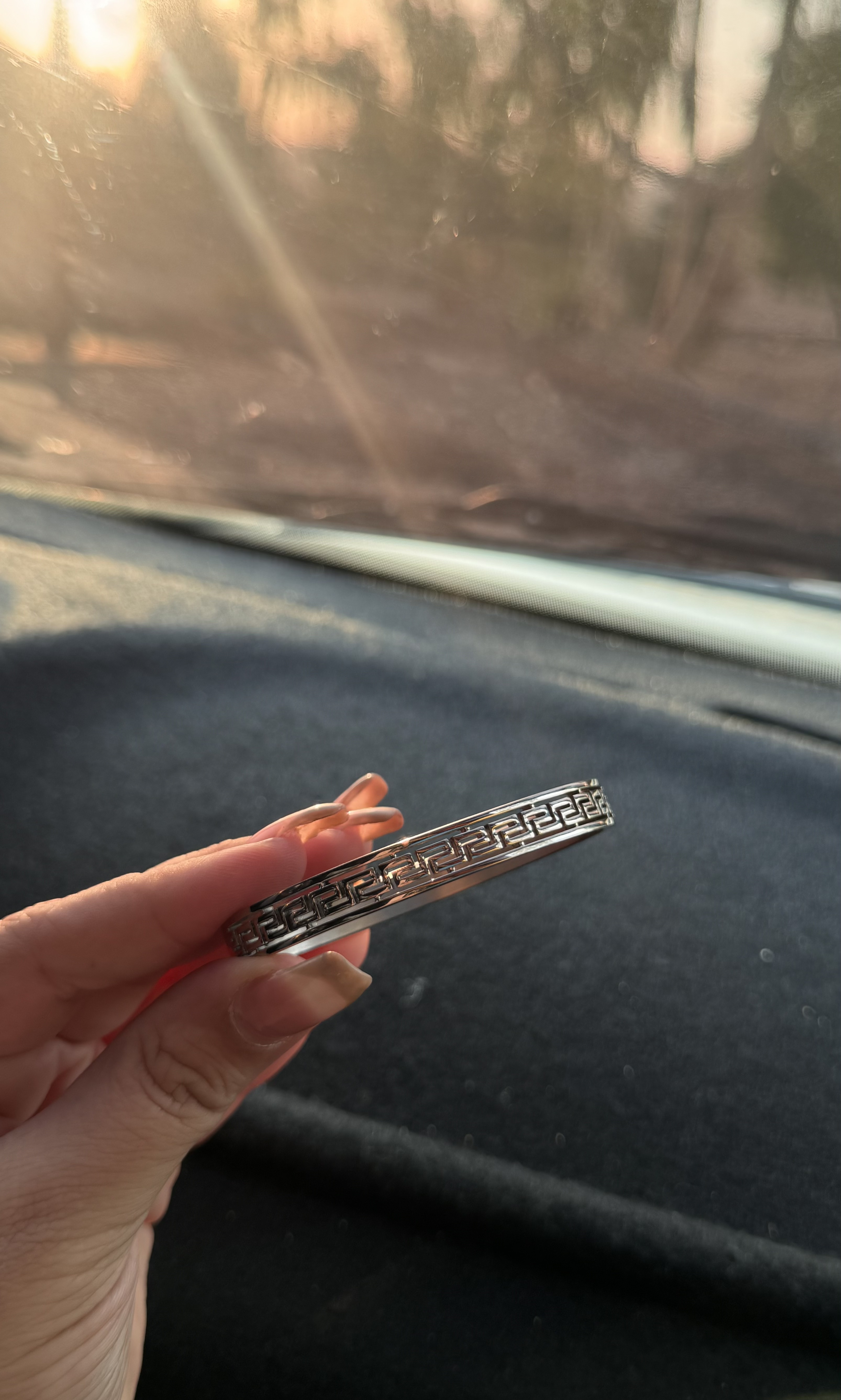 بنگل استیل مدل MontBlanc کد 1018