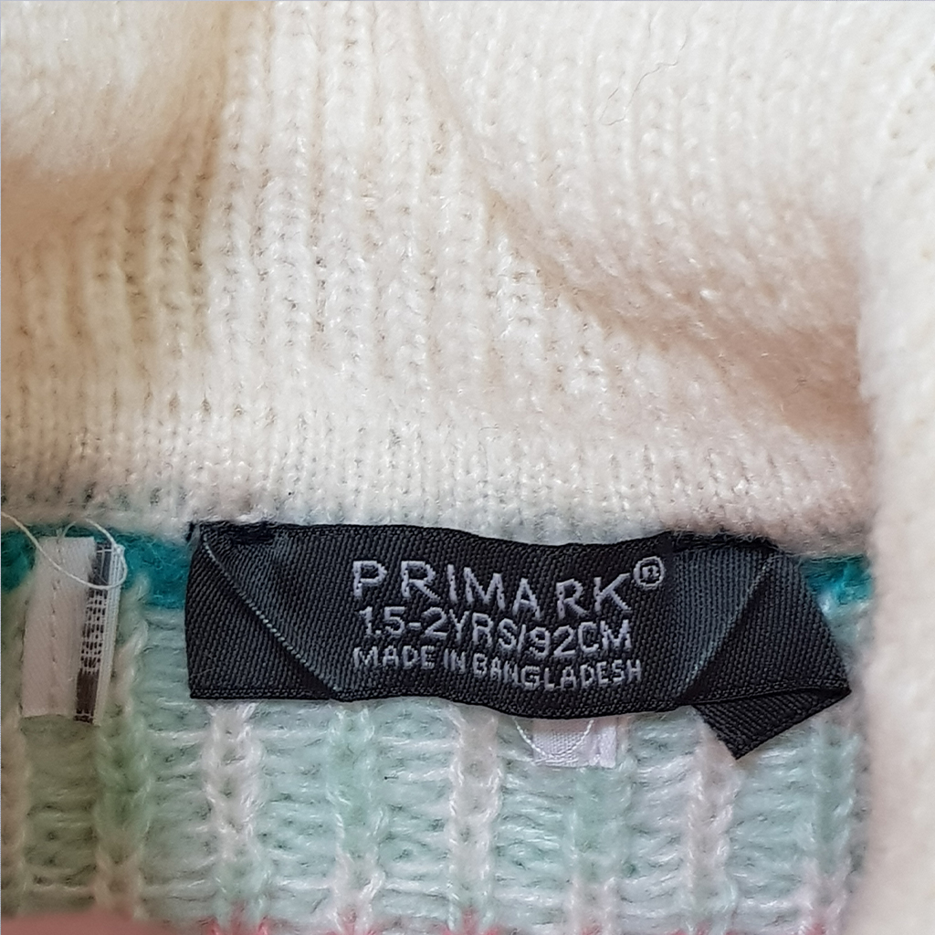 بافت دخترانه 28894 سایز 1.5 تا 8 سال مارک PRIMARK