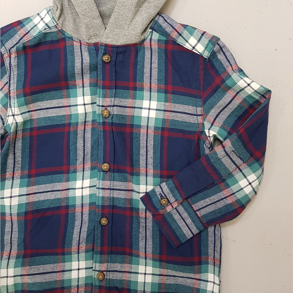 پیراهن کلاه دار پسرانه 28937 سایز 2 تا 5 سال کد 2 مارک Carters