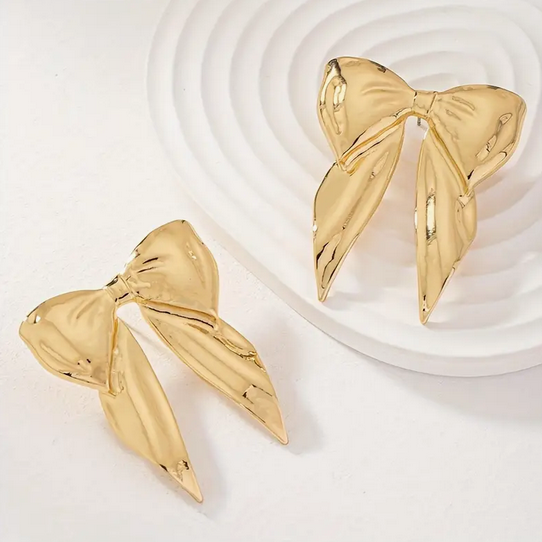 گوشواره استیل طرح پاپیون کد 2657