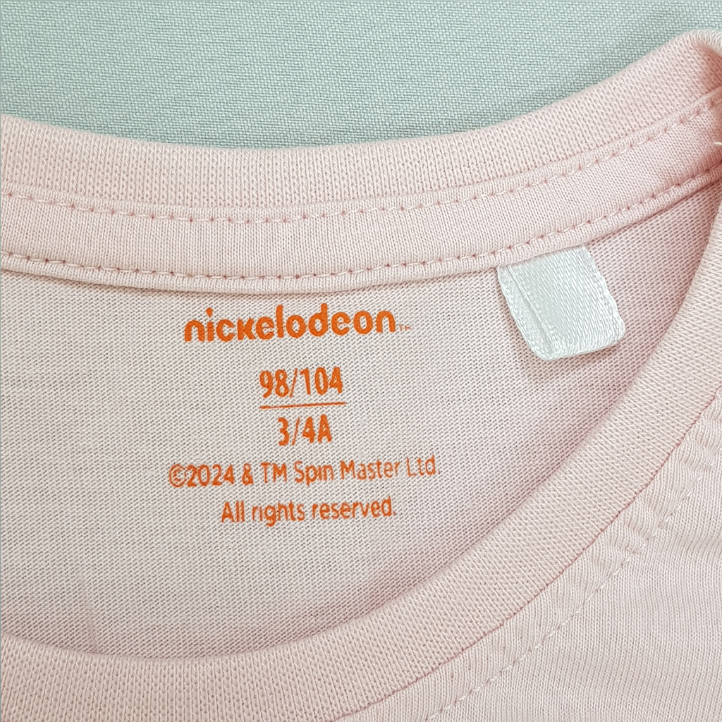 بلوز دخترانه 28924 سایز 3 تا 8 سال مارک Nickelodeon