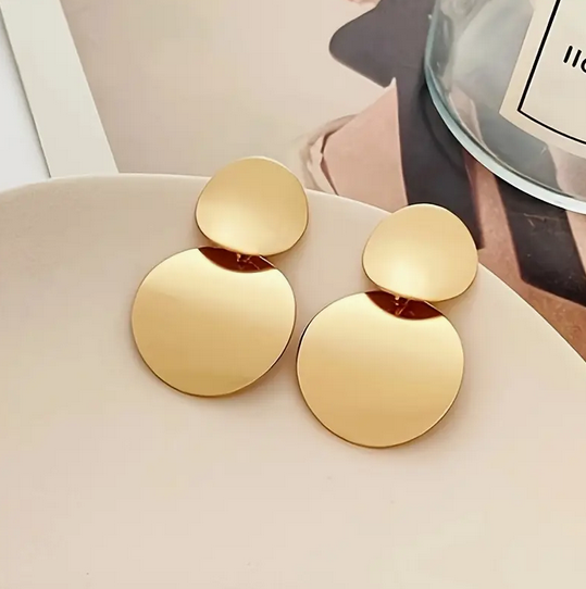گوشواره طرح دایره ای کد 2676