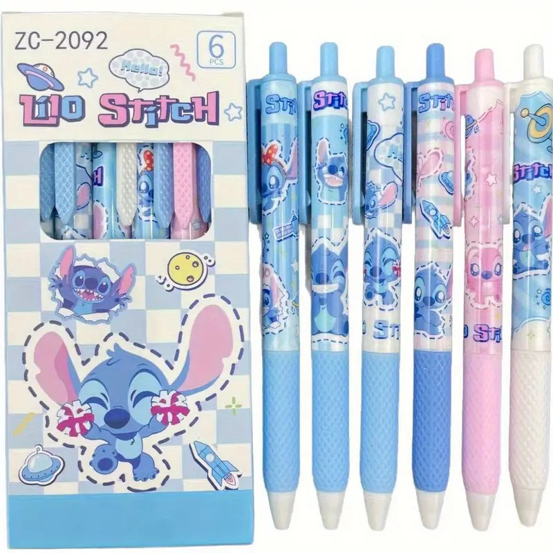 بسته 6 تایی خودکار طرح استیچ (Stitch) کد 2540