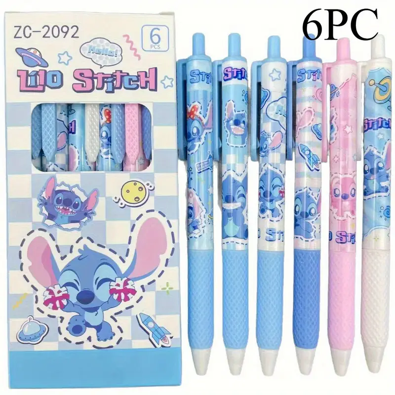 بسته 6 تایی خودکار طرح استیچ (Stitch) کد 2540