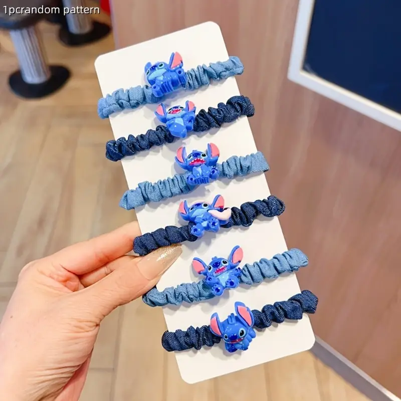 بسته 6 عددی کش مو طرح استیچ (Stitch) کد 2543
