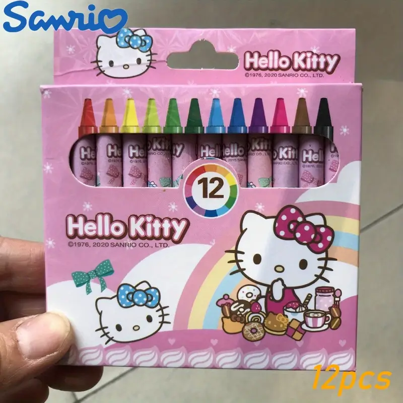 بسته 12عددی مداد شمعی طرح کرومی برند (Sanrio) کد 2561