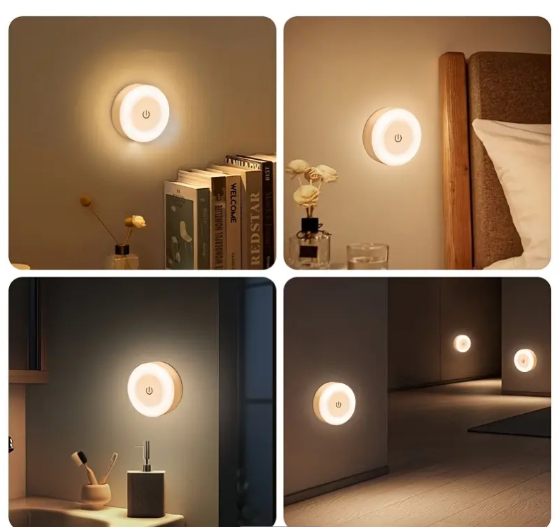 چراغ خواب LED قابل تنظیم، با ۳ گزینه رنگ کد 3020