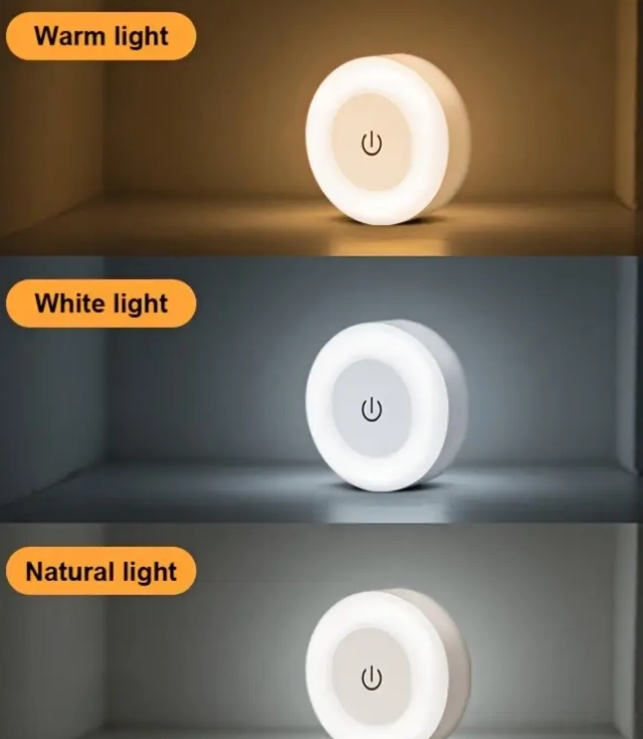 چراغ خواب LED قابل تنظیم، با ۳ گزینه رنگ کد 3020
