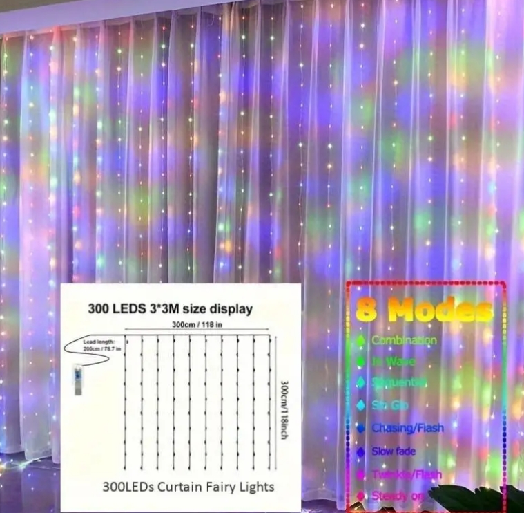 چراغ های پرده ای LED کد 3022
