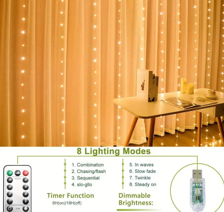 چراغ های پرده ای LED کد 3022