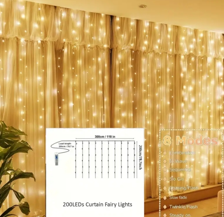 چراغ های پرده ای LED کد 3022