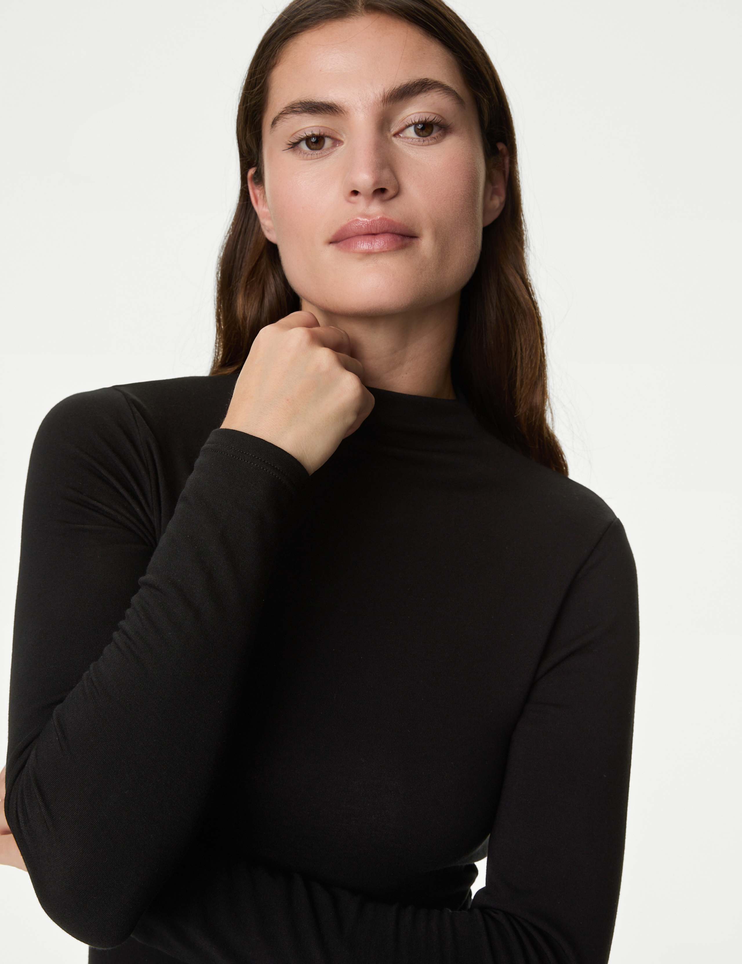 بلوز یقه اسکی زنانه 28931 سایز 6 تا 14 کد 23 مارک M&S