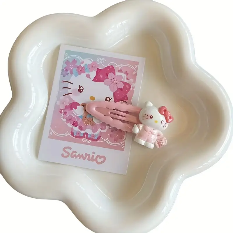 بسته 5 تایی گیره مو هلو کیتی (Hello Kitty )کد 3207