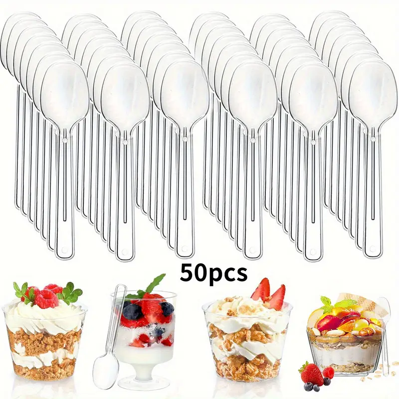 50 عدد قاشق یکبار مصرف کد 3069