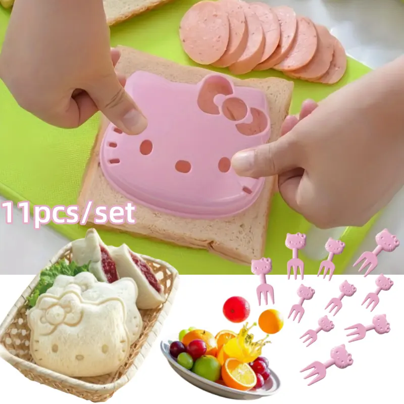 11 عدد قالب ساندویچ هلو کیتی برند سانریو (SANRIO) کد 3088