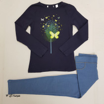 ست دخترانه 28980 سایز 3 تا 14 سال مارک OKAIDI