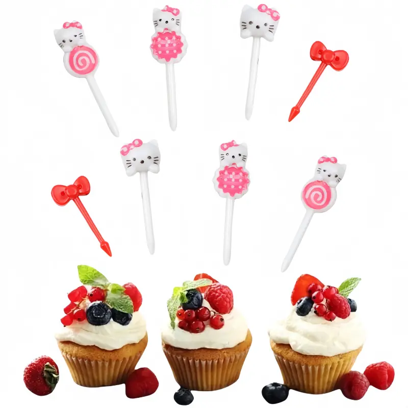 مجموعه 8 عددی چنگال‌های میوه‌ای کیتی برند سانریو (SANRIO) کد 3122 (25-4.87-14)