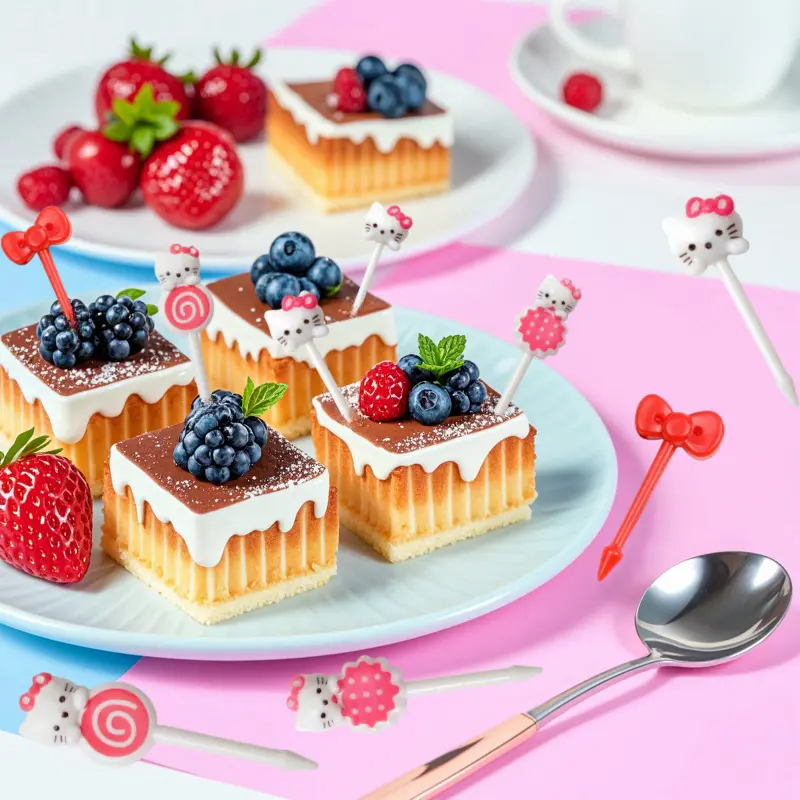 مجموعه 8 عددی چنگال‌های میوه‌ای کیتی برند سانریو (SANRIO) کد 3122 (25-4.87-14)