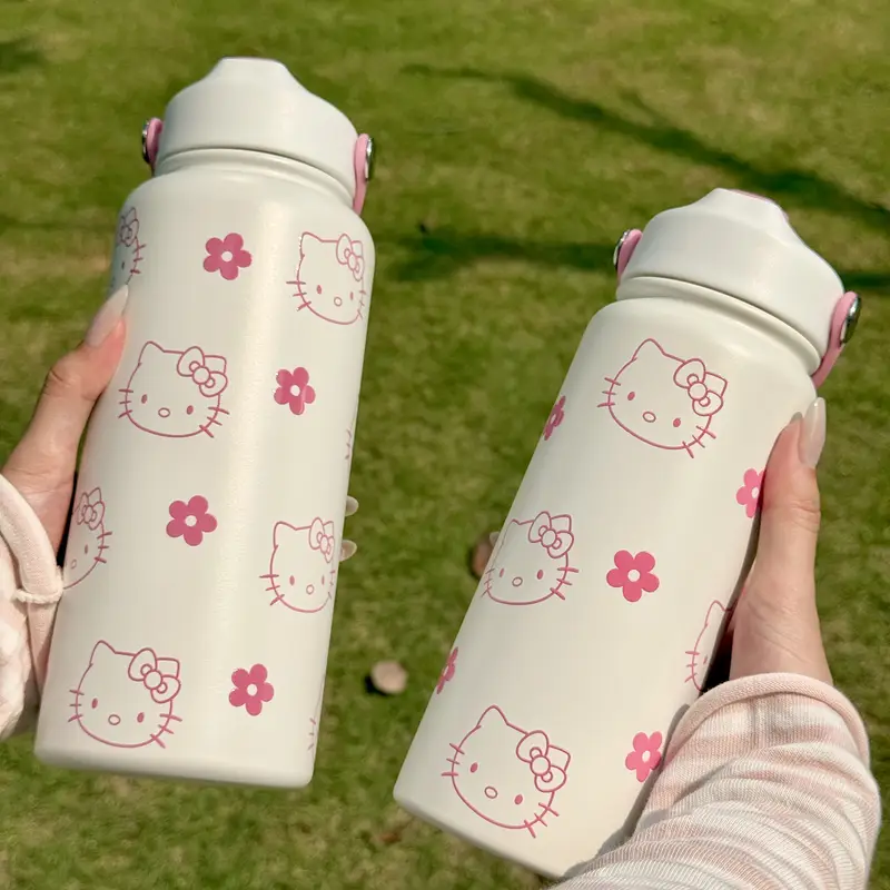 قمقمه آب استیل ضد زنگ عایق‌دار برند سانریو (SANRIO) کد 3125 (69-46.94-200)