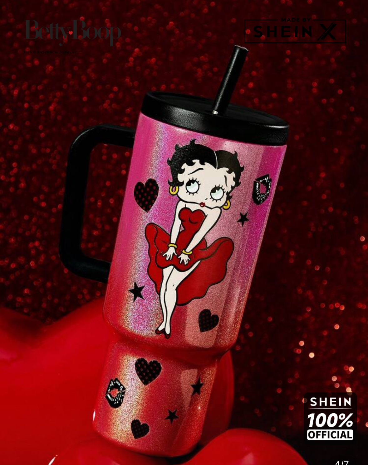 ماگ مسافرتی طرح Betty Boop
