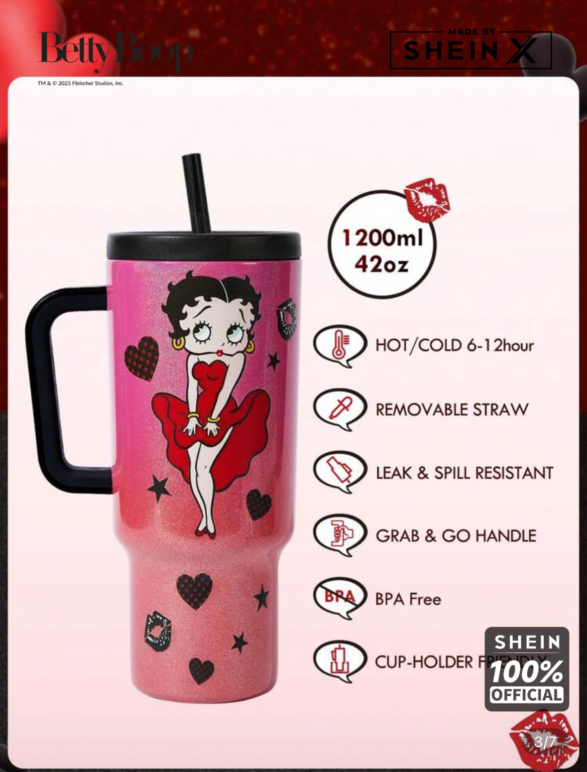 ماگ مسافرتی طرح Betty Boop