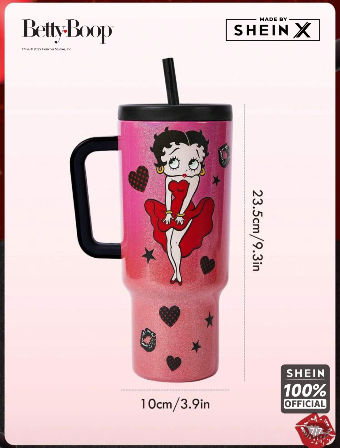 ماگ مسافرتی طرح Betty Boop