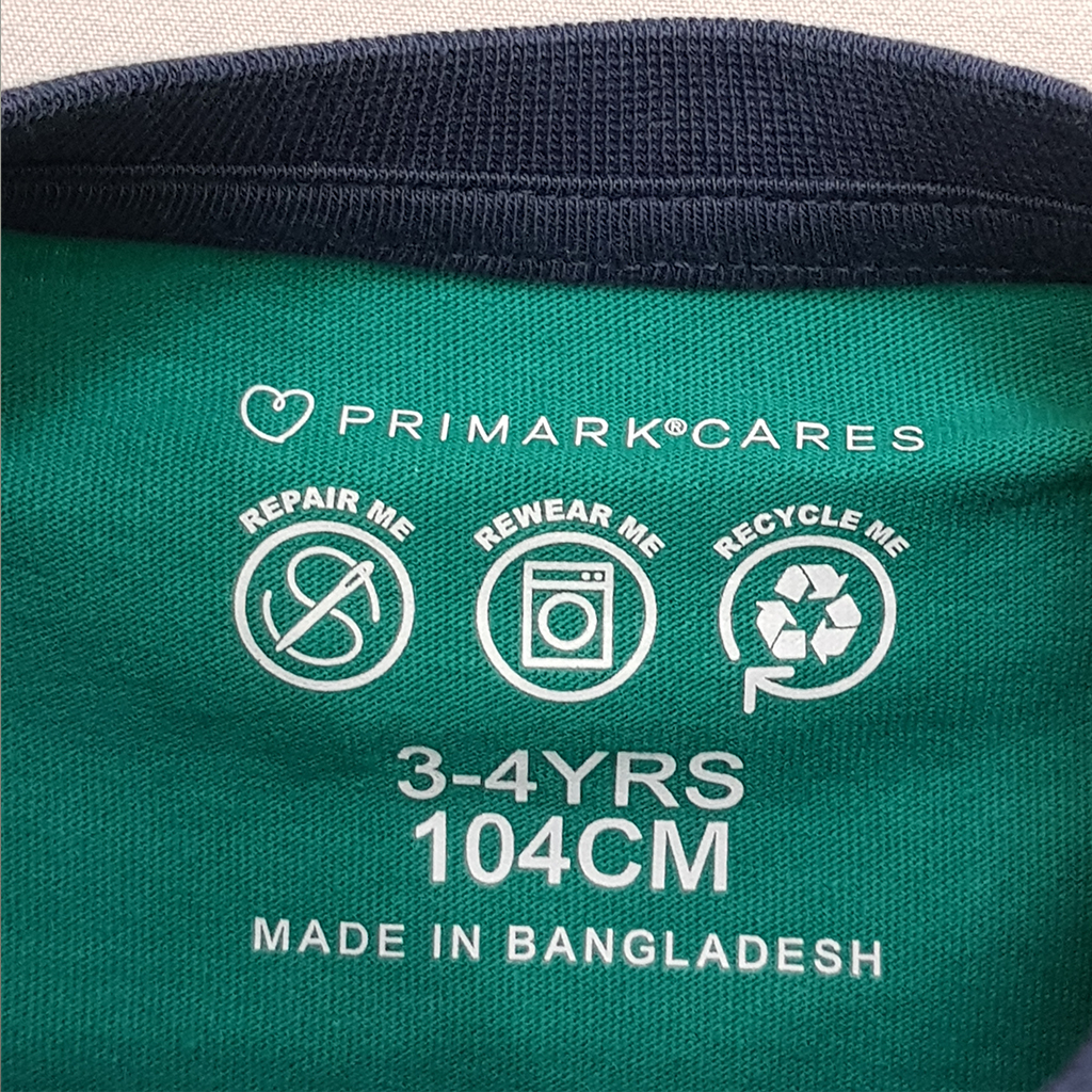 بلوز پسرانه 29117 سایز 3 تا 8 سال کد 3 مارک PRIMARK