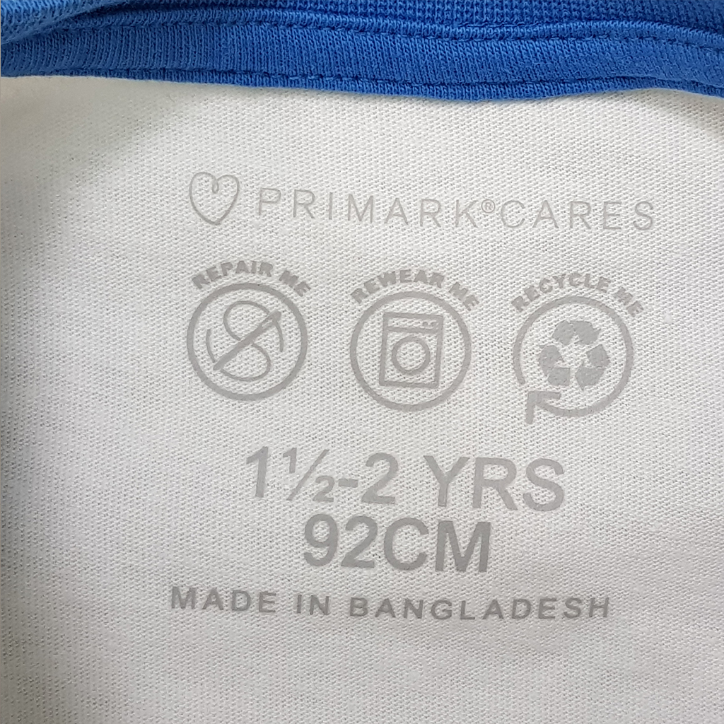 بلوز پسرانه 29117 سایز 1.5 تا 15 سال کد 5 مارک Primark