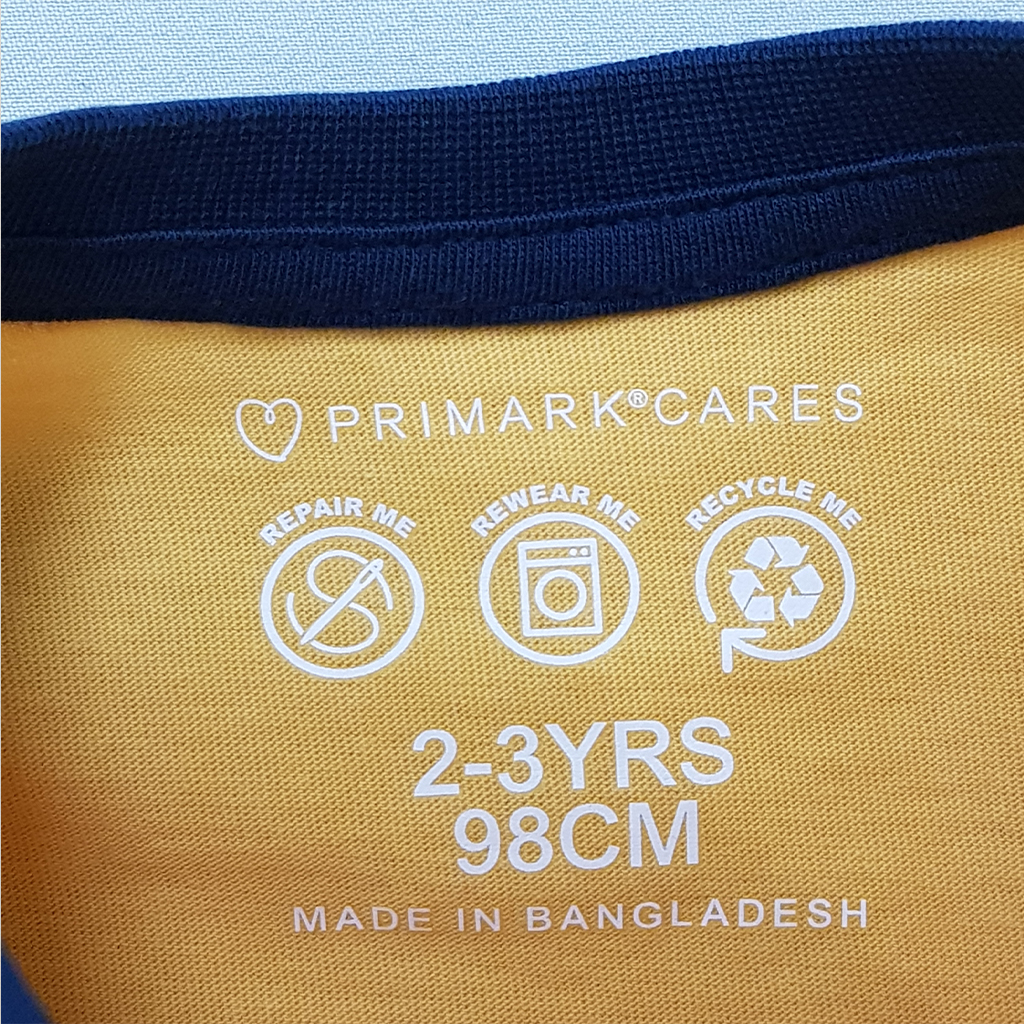 بلوز پسرانه 29117 سایز 1.5 تا 7 سال کد 6 مارک PRIMARK