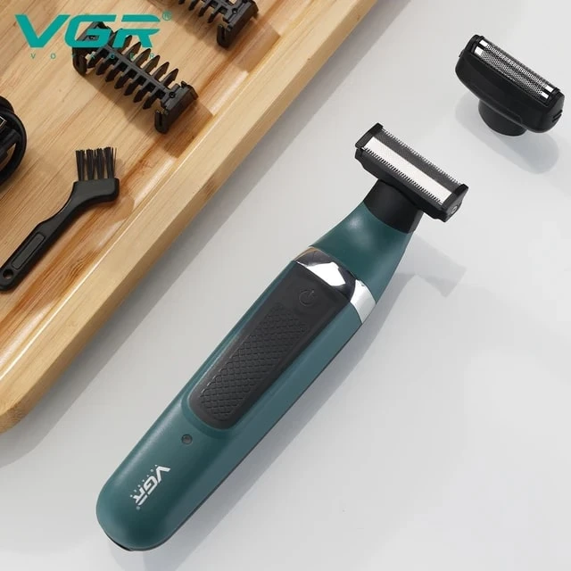 ماشین اصلاح موی صورت و بدن وی جی آر مدل 393 کد 802289