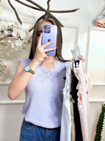 تاپ کریستال قواره دار زنانه کد 418594