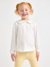 بلوز یقه دار دخترانه 29312 سایز 1.5 تا 8 سال مارک LINDEX